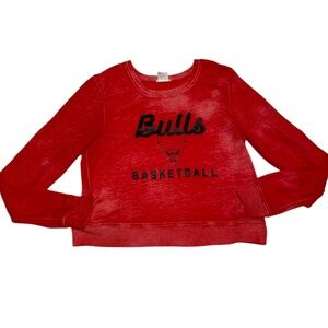 Vintage Chicago Bulls NBA Womens thin distressed sweatshirt Size M